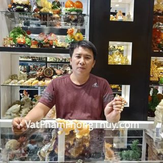 Anh Thành - khách hàng mua cặp Tỳ Hưu Hoàng Long GM013 và Chuỗi đá mặt trời đỏ S6652-6106
