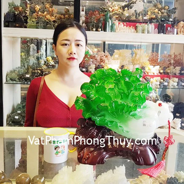 Chị Ngân - khách hàng mua Bắp cải xanh như ý  LN075
