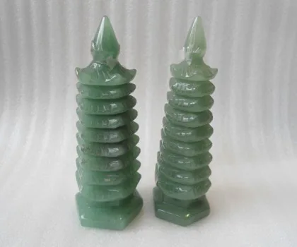 Tháp văn xương hoàng long 9 tầng (13cm) FGM060