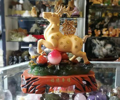 Tuần lộc tiền tài vườn thượng uyển - phước lộc thọ hỷ FK099M