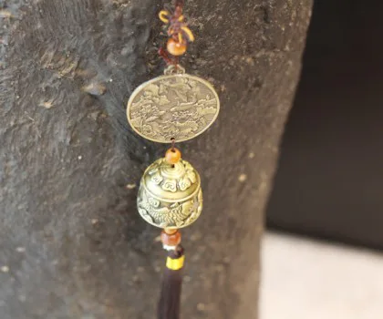 Chuông gió đồng linh vật đàn cá chép CG1264