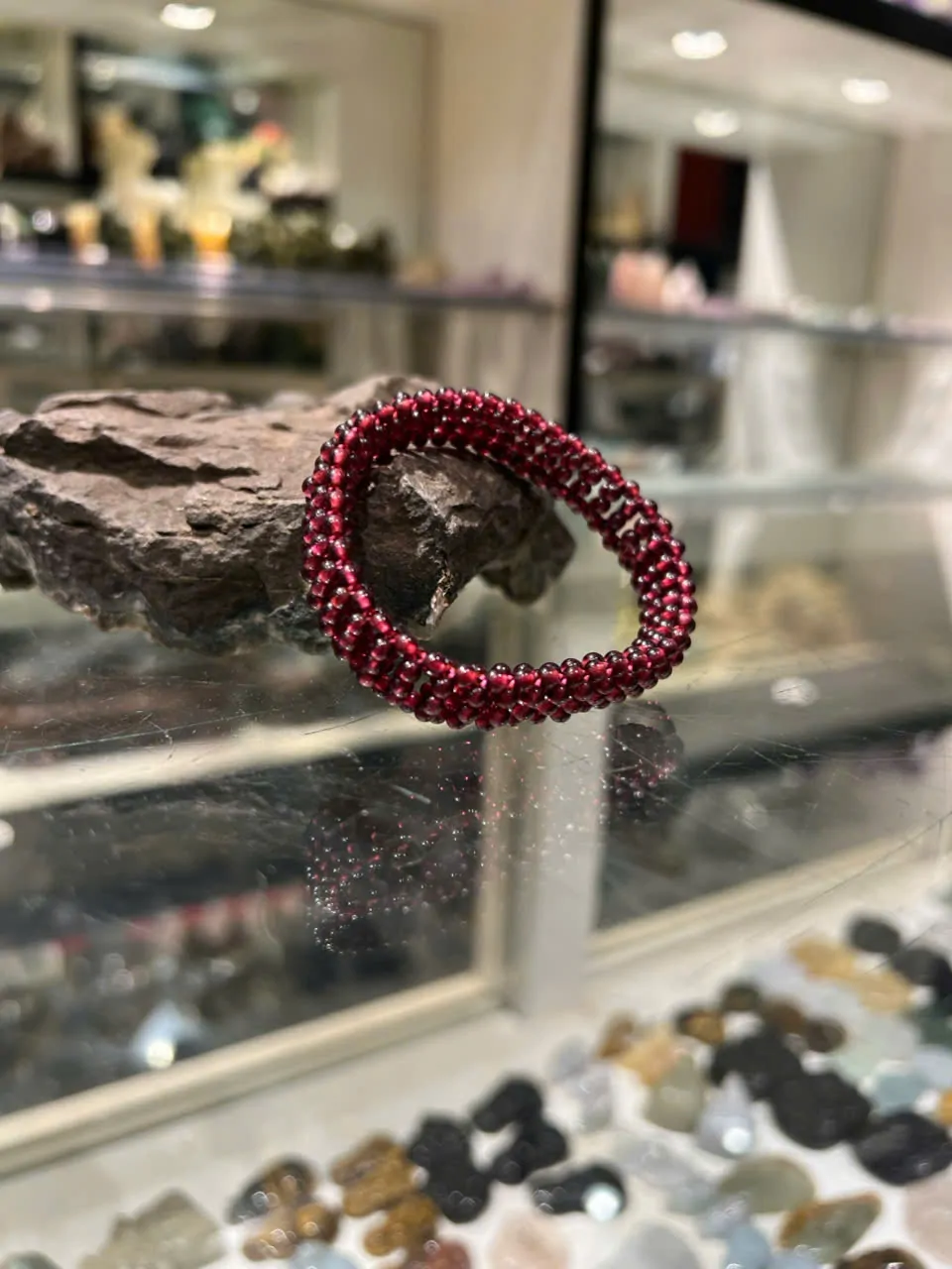 Vòng hạt lựu li ti kết chuỗi A+(18.9GR) S6217-S1-1116