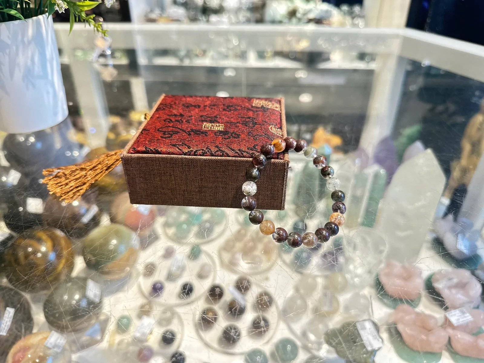 Chuỗi ưu linh xanh vàng A+++++ (19.5g - 22 bi) S6764-S3-1814